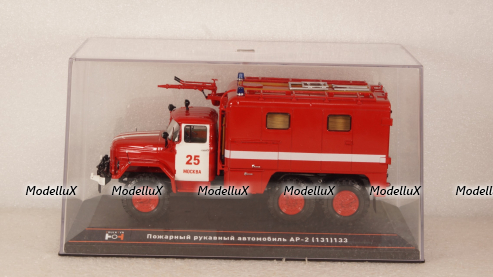 АР-2(131)133 Пожарный рукавный автомобиль на шасси Зил 131 г.Москва, TruckTyr 1:43