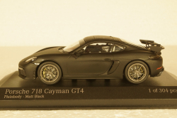 Porsche 718 Cayman GT4 Clubsport 2020 Matt Black, 410196101, Minichamps 1:43 Уценка!