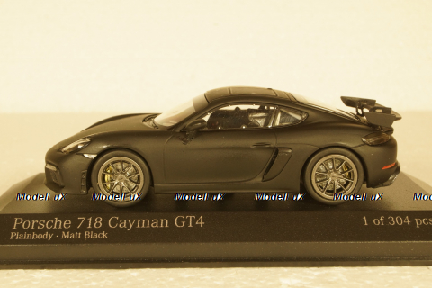 Porsche 718 Cayman GT4 Clubsport 2020 Matt Black, 410196101, Minichamps 1:43 Уценка!