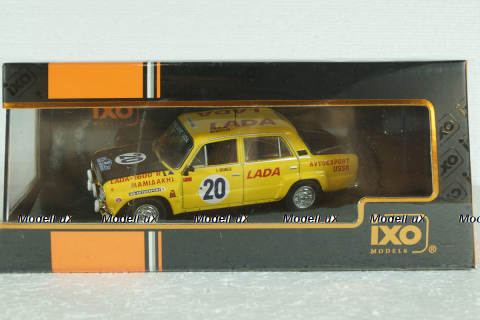 Ваз-2101 Lada 1600 N.20 Rally Acropolis 1978, Brundza/Girdauskas, RAC411, IXO 1:43