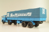 Маз-504В с п/прицепом 5205А Совстрансавто 1977, синий, Н785, Наш Автопром 1:43 (С доработками)