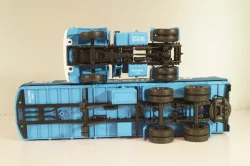 Маз-504В с п/прицепом 5205А Совстрансавто 1977, синий, Н785, Наш Автопром 1:43 (С доработками)
