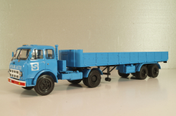 Маз-504В с п/прицепом 5205А Совстрансавто 1977, синий, Н785, Наш Автопром 1:43 (С доработками)