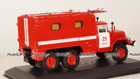 АР-2(131)133 Пожарный рукавный автомобиль на шасси Зил 131 г.Москва, TruckTyr 1:43