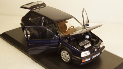 Volkswagen Golf VR6 1996 blue metallic, 188462, Norev 1:18