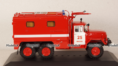 АР-2(131)133 Пожарный рукавный автомобиль на шасси Зил 131 г.Москва, TruckTyr 1:43