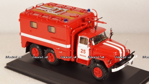 АР-2(131)133 Пожарный рукавный автомобиль на шасси Зил 131 г.Москва, TruckTyr 1:43