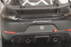 Porsche 718 Cayman GT4 Clubsport 2020 Matt Black, 410196101, Minichamps 1:43 Уценка!