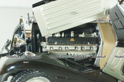 Maybach Zeppelin 1939, black/grey, Franklin Mint 1:24