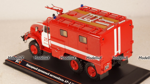 АР-2(131)133 Пожарный рукавный автомобиль на шасси Зил 131 г.Москва, TruckTyr 1:43