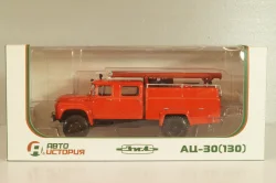 АЦ-30(130) пожарная автоцистерна на шасси Зил-130, красный, АвтоИстория 1:43 (С доработками)