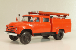 АЦ-30(130) пожарная автоцистерна на шасси Зил-130, красный, АвтоИстория 1:43 (С доработками)
