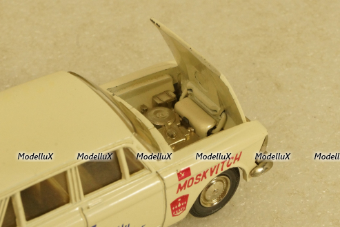 Москвич-427, А4, 2 зажима, Rally Service, Тантал/Радон 1:43