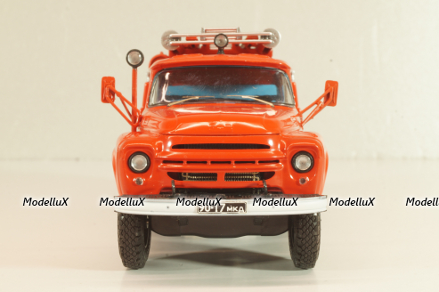 АЦ-30(130) пожарная автоцистерна на шасси Зил-130, красный, АвтоИстория 1:43 (С доработками)