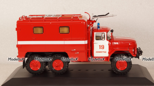 АР-2(131)133 Пожарный рукавный автомобиль на шасси Зил 131 г. Ленинград, TruckTyr 1:43