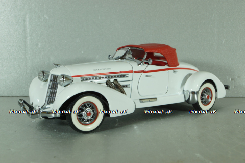 Auburn Speedster 1935, white, Franklin Mint 1:24