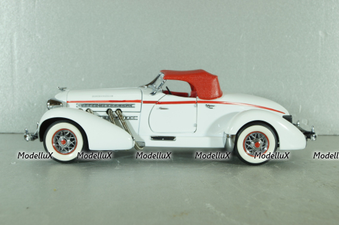 Auburn Speedster 1935, white, Franklin Mint 1:24