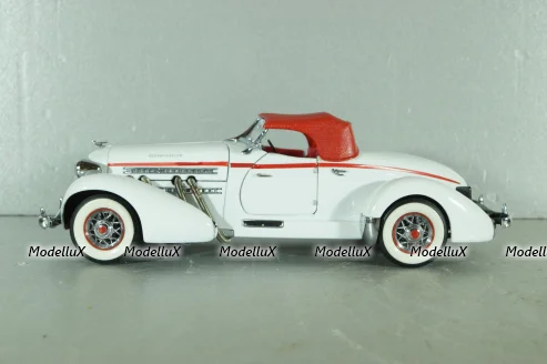 Auburn Speedster 1935, white, Franklin Mint 1:24