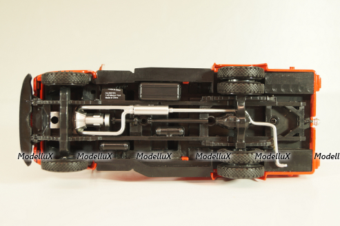 АЦ-30(130) пожарная автоцистерна на шасси Зил-130, красный, АвтоИстория 1:43 (С доработками)