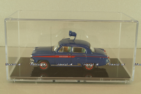 ГАЗ-21Г Волга Милиция, ОРУД 1958, синяя, V43 (MTC) 1:43