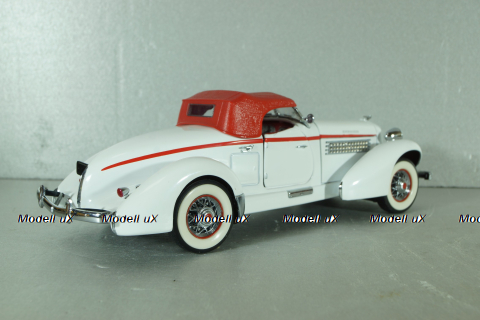 Auburn Speedster 1935, white, Franklin Mint 1:24