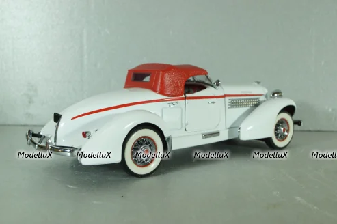Auburn Speedster 1935, white, Franklin Mint 1:24