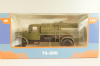 ТЗ-200 топливозаправщик на шасси Маз-200, хаки, Легендарные грузовики №80, Modimio 1:43