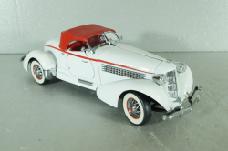Auburn Speedster 1935, white, Franklin Mint 1:24