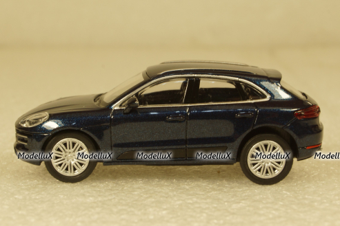 Porsche Macan Turbo 2013 Blue metallic, 870067004,  Minichamps 1:87
