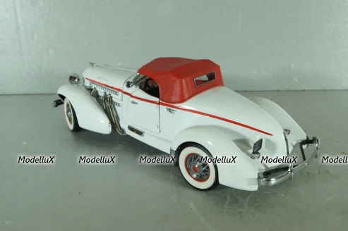 Auburn Speedster 1935, white, Franklin Mint 1:24