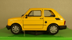 Fiat 126 yellow, 24066, Welly 1:24