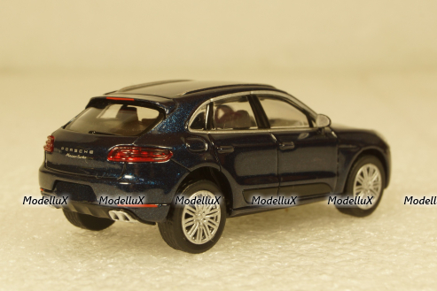 Porsche Macan Turbo 2013 Blue metallic, 870067004,  Minichamps 1:87