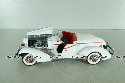 Auburn Speedster 1935, white, Franklin Mint 1:24