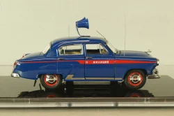 ГАЗ-21Г Волга Милиция, ОРУД 1958, синяя, V43 (MTC) 1:43