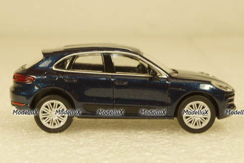 Porsche Macan Turbo 2013 Blue metallic, 870067004,  Minichamps 1:87