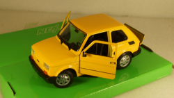 Fiat 126 yellow, 24066, Welly 1:24