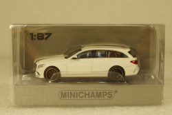 Mercedes AMG C 63 T-Modell (S205) white, 870038112, Minichamps 1:87