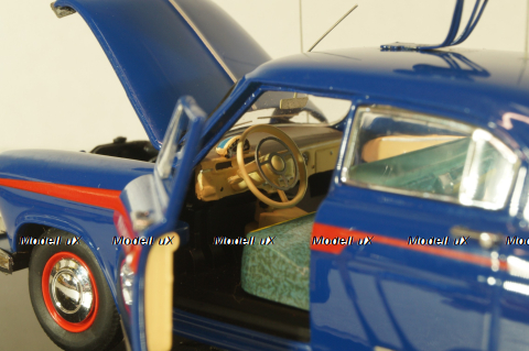 ГАЗ-21Г Волга Милиция, ОРУД 1958, синяя, V43 (MTC) 1:43