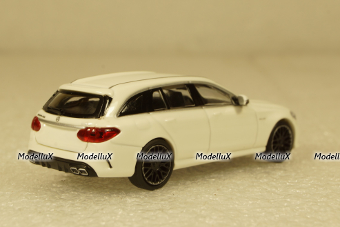 Mercedes AMG C 63 T-Modell (S205) white, 870038112, Minichamps 1:87