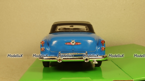 Buick Skylark 1953 blue (with the top closed), 24027, Welly 1:24