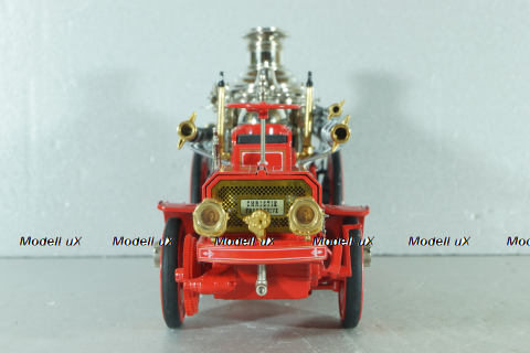 Christie front-wheel drive steam automobile from 1912, red, Franklin Mint 1:24