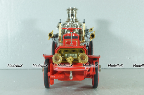 Christie front-wheel drive steam automobile from 1912, red, Franklin Mint 1:24