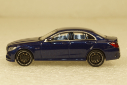 Mercedes AMG S63 Limousine Blue, 870038104, Minichamps 1:87