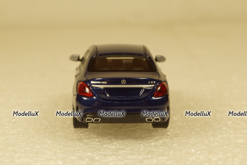 Mercedes AMG S63 Limousine Blue, 870038104, Minichamps 1:87