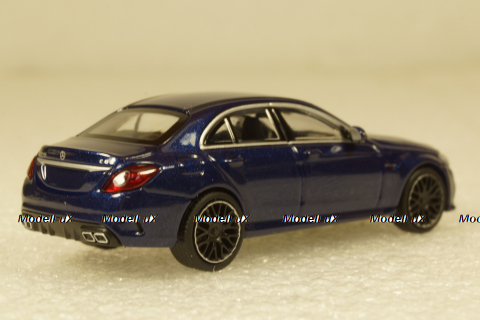 Mercedes AMG S63 Limousine Blue, 870038104, Minichamps 1:87