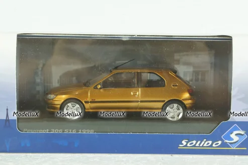 Peugeot 306 S16 1994, gold metallic, 4311402, Solido 1:43