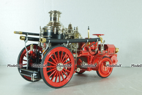 Christie front-wheel drive steam automobile from 1912, red, Franklin Mint 1:24