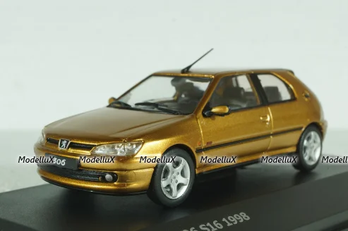 Peugeot 306 S16 1994, gold metallic, 4311402, Solido 1:43