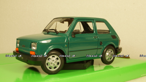 Fiat 126 green, 24066, Welly 1:24