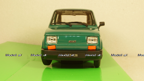 Fiat 126 green, 24066, Welly 1:24